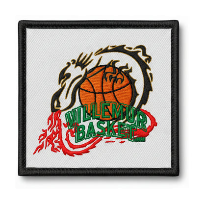 Patch brodé Villemur Basket Club Basketball logo