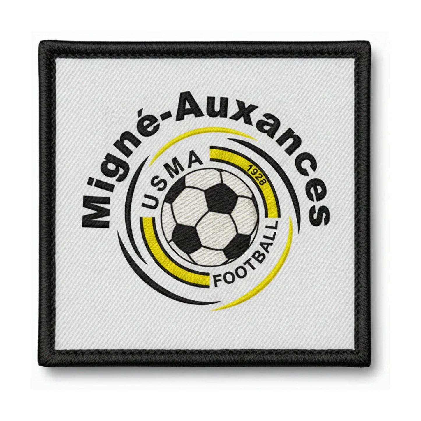 Patch brodé US Migne Auxances Football logo