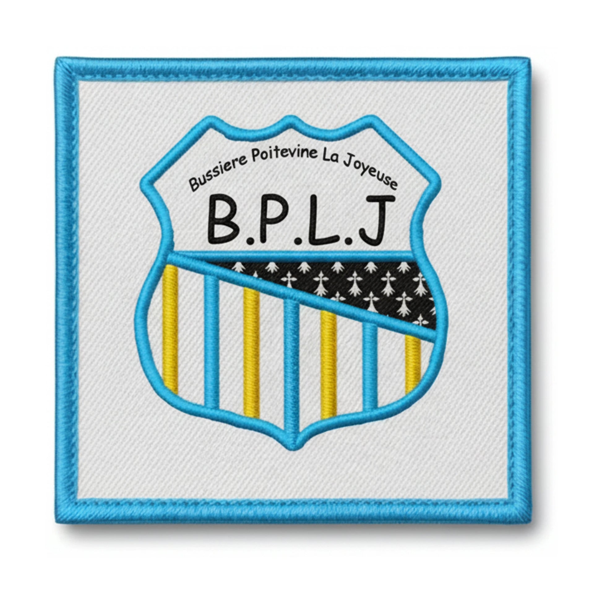 Patch brodé US la Joyeuse Bussiere Poitevi Football logo