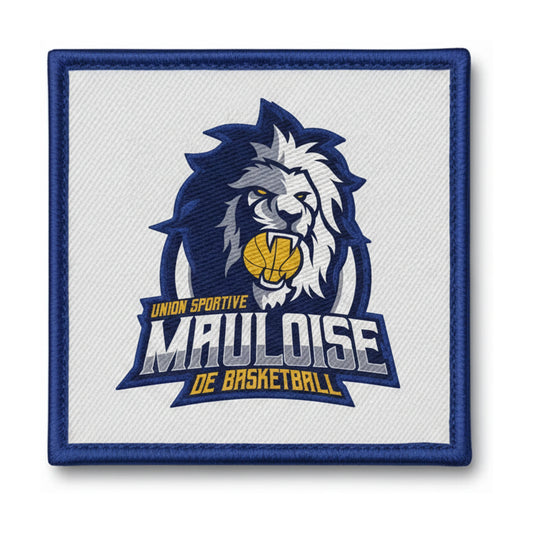 Patch brodé US Mauloise Basketball Basketball logo