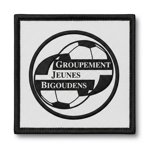 Patch brodé GJ JEUNES BIGOUDENS POULDREUZIC Football logo