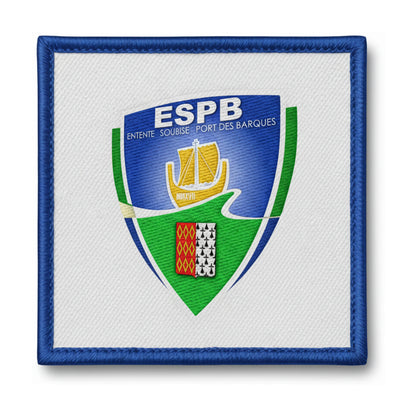 Patch brodé Ent Soubise Port Des Barques Football logo