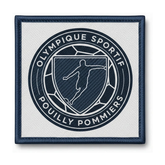 Patch brodé O.S. POUILLY POMMIERS Football logo