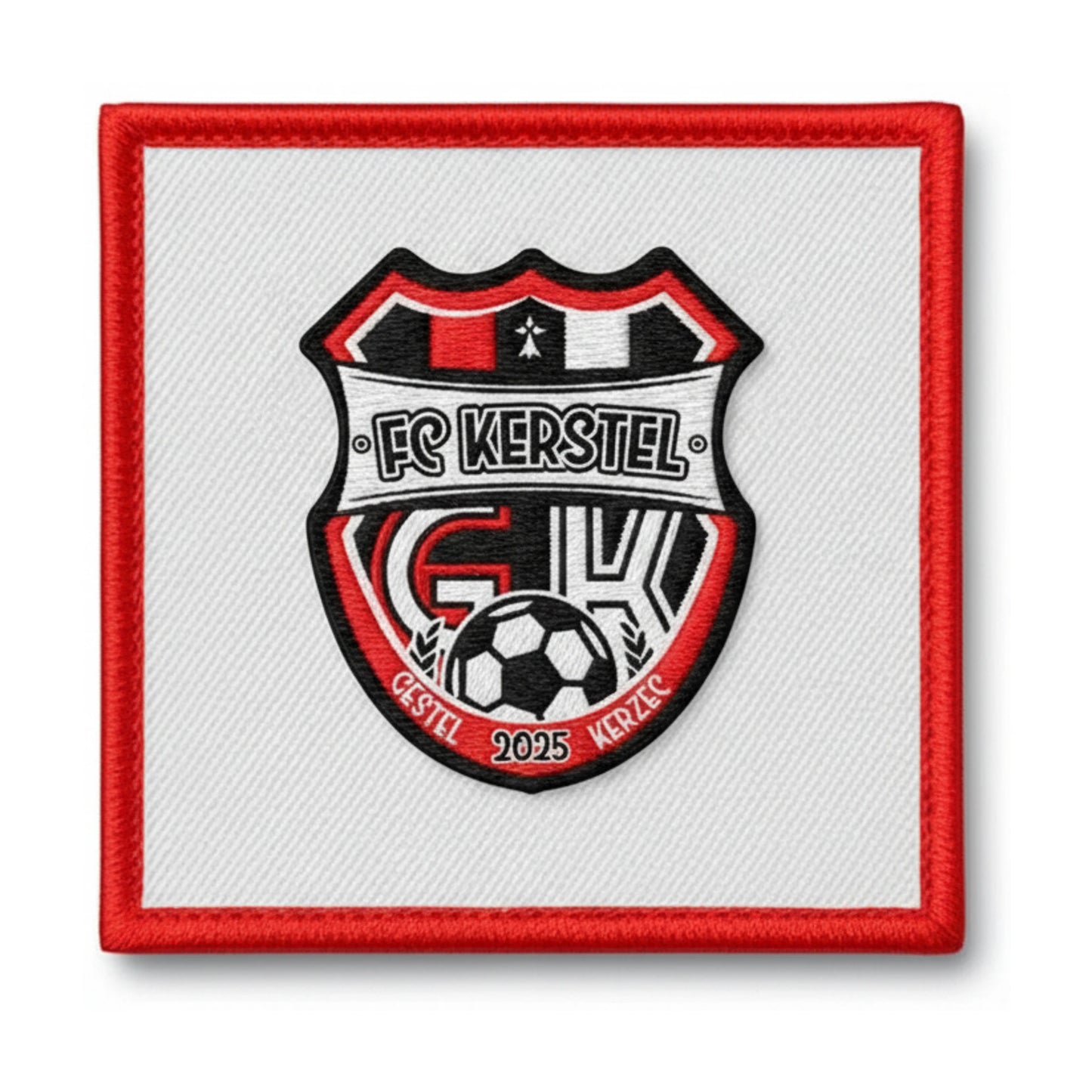 Patch brodé FOOTBALL CLUB DE KERSTEL Football logo