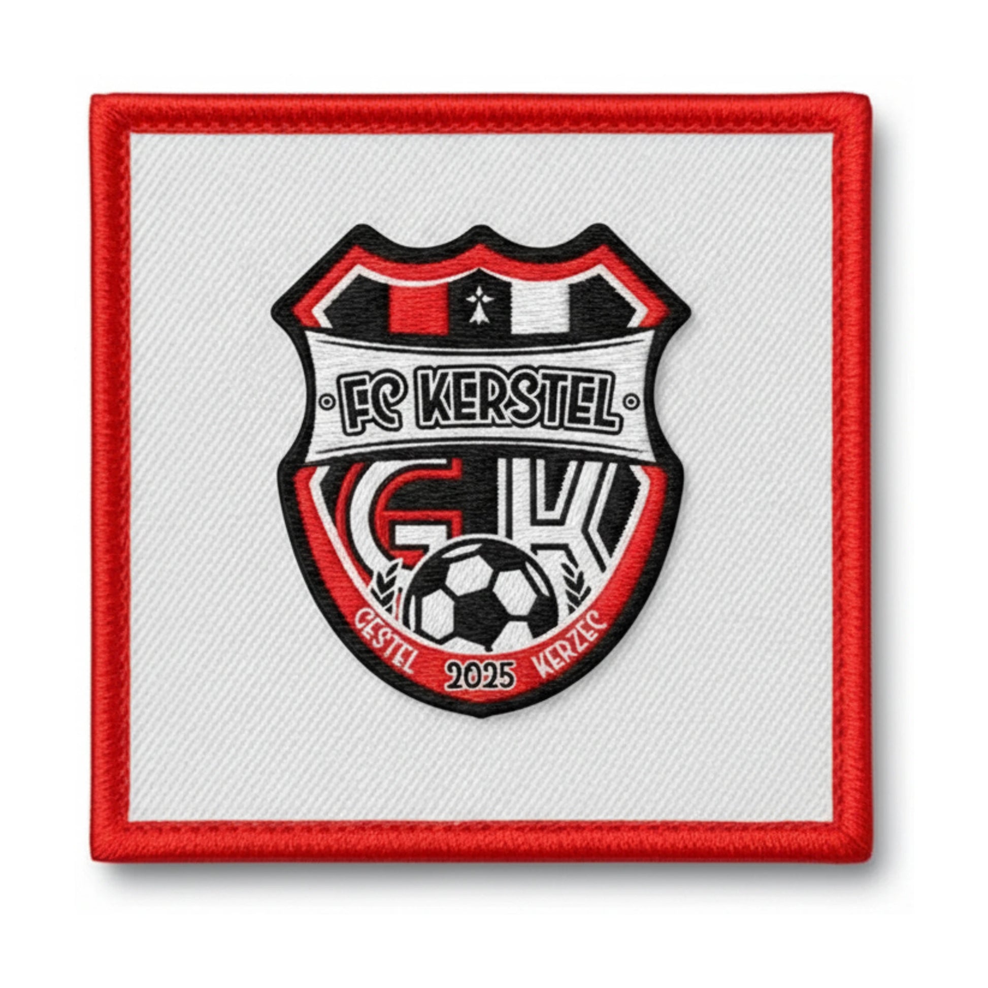 Patch brodé FOOTBALL CLUB DE KERSTEL Football logo