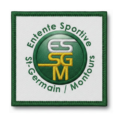 Patch brodé ENT.S. ST GERMAIN MONTOURS COGLA Football logo