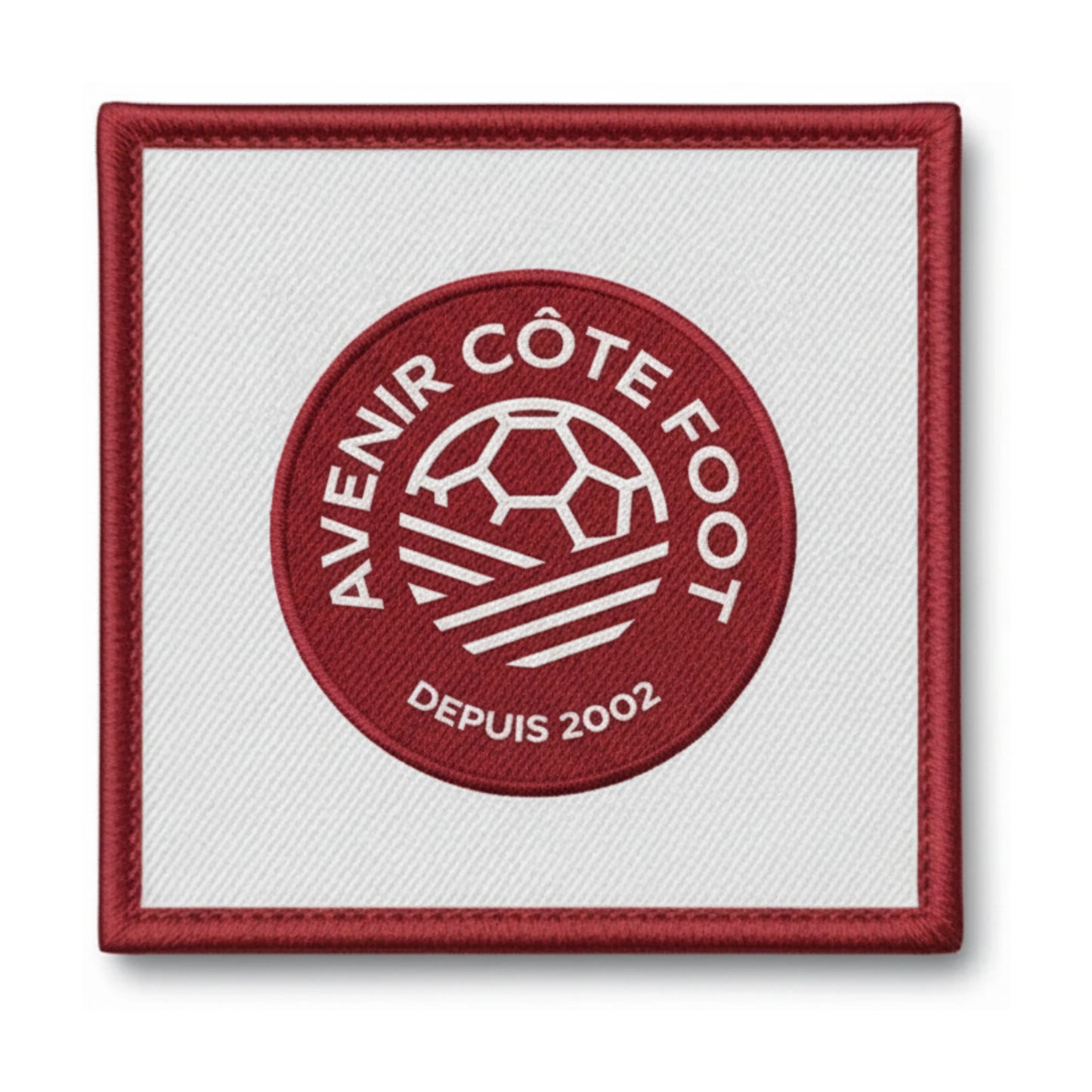Patch brodé AV. COTE F. Football logo