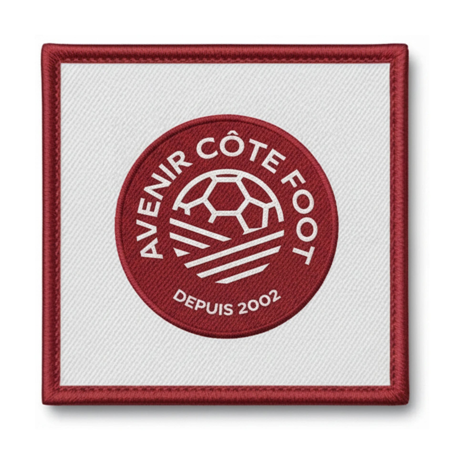 Patch brodé AV. COTE F. Football logo