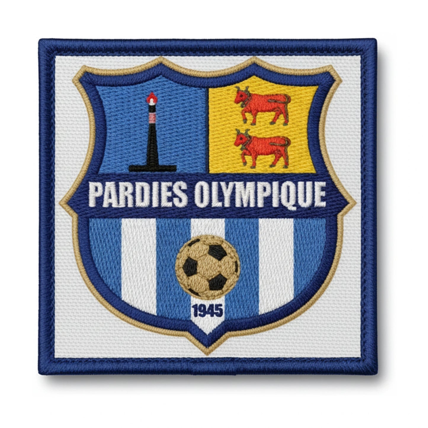 Patch brodé Pardies O Football logo