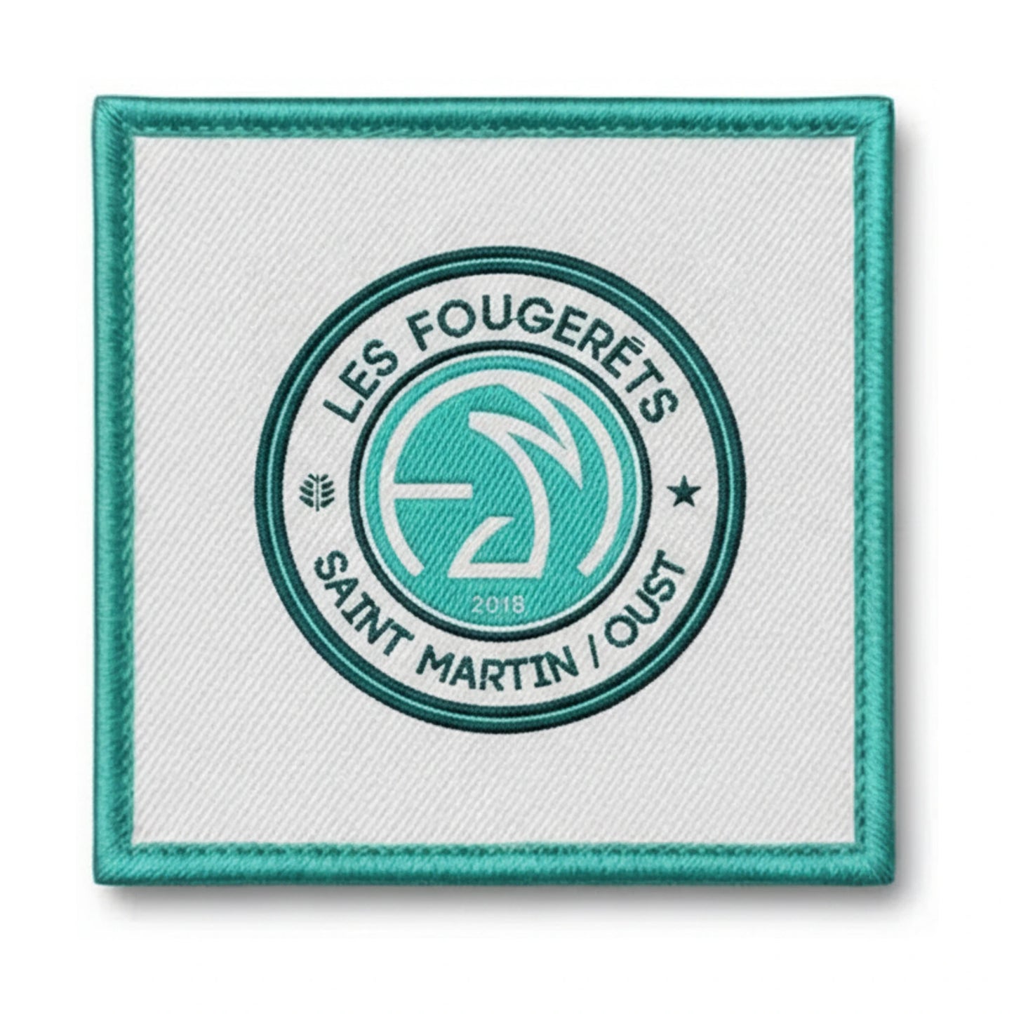 Patch brodé LES FOUGERETS ST MARTIN SUR OUST Football logo