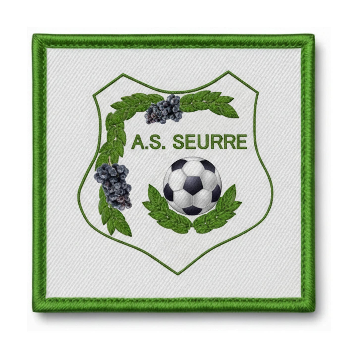 Patch brodé A.S. DE SEURRE Football logo
