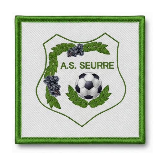 Patch brodé A.S. DE SEURRE Football logo