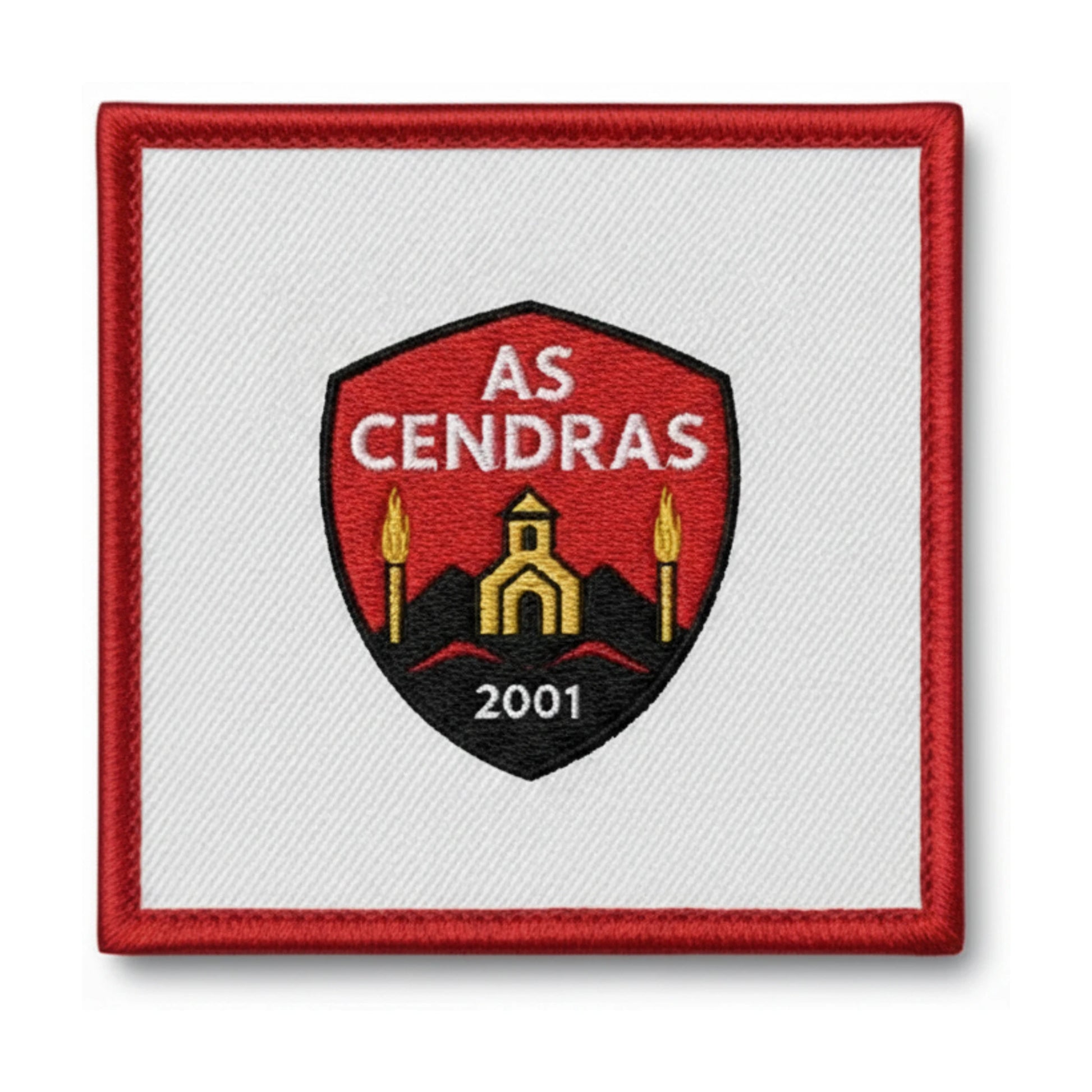 Patch brodé A.S. DE CENDRAS Football logo