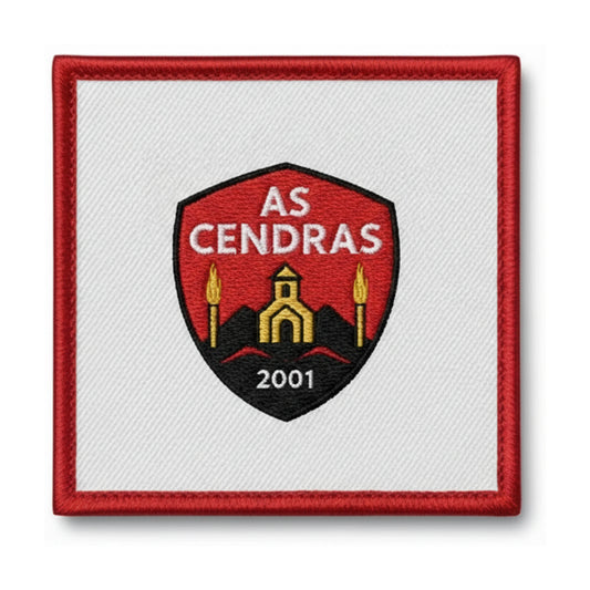 Patch brodé A.S. DE CENDRAS Football logo