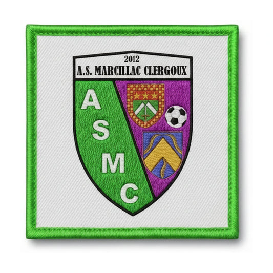 Patch brodé ASSOCIATION SPORTIVE MARCILLAC CLERGOUX Football logo