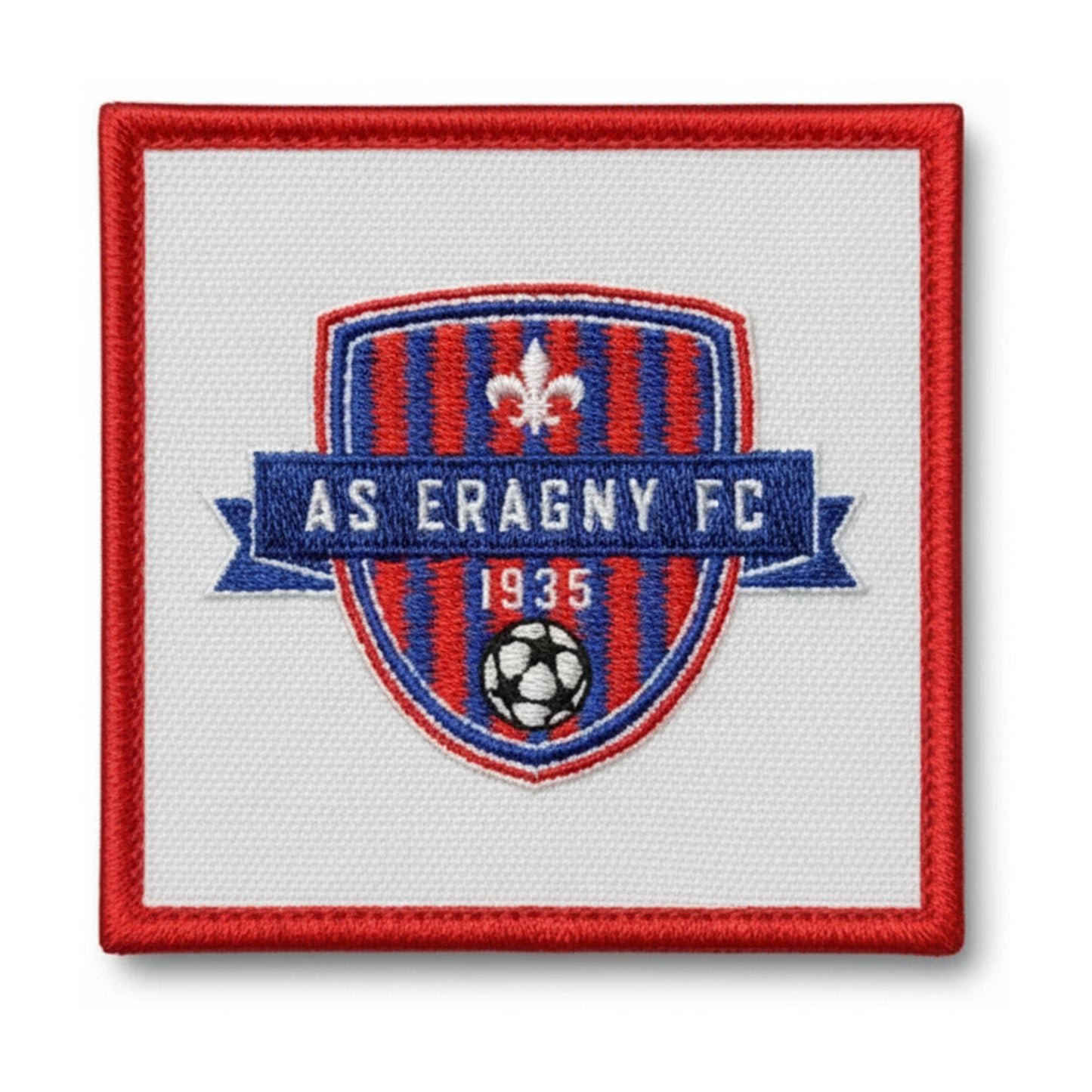 Patch brodé A. S. ERAGNY F. C. Football logo