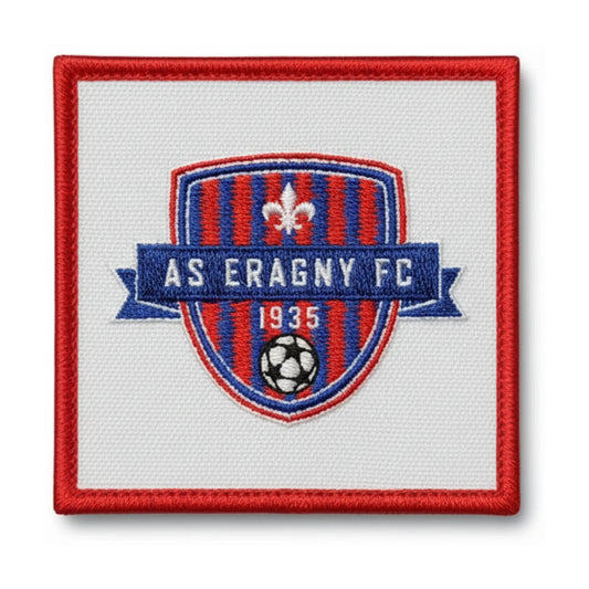Patch brodé A. S. ERAGNY F. C. Football logo