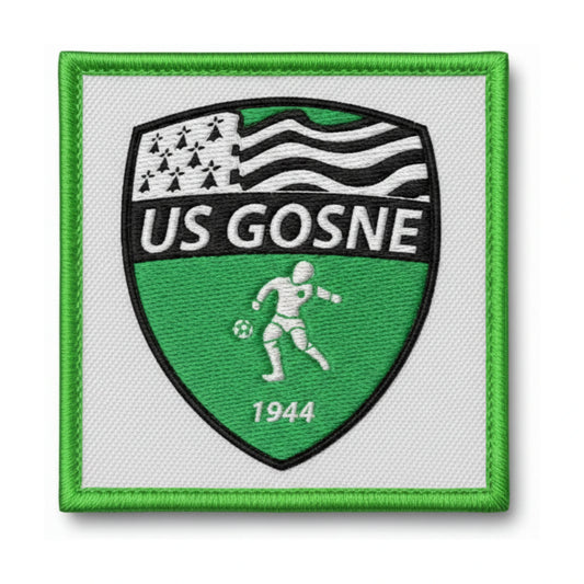 Patch brodé U.S. GOSNE Football logo