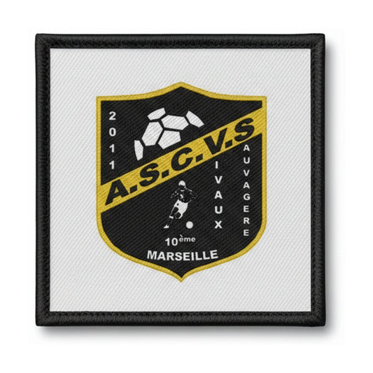 Patch brodé A. S. C. VIVAUX SAUVAGERE 10ÈME Football logo