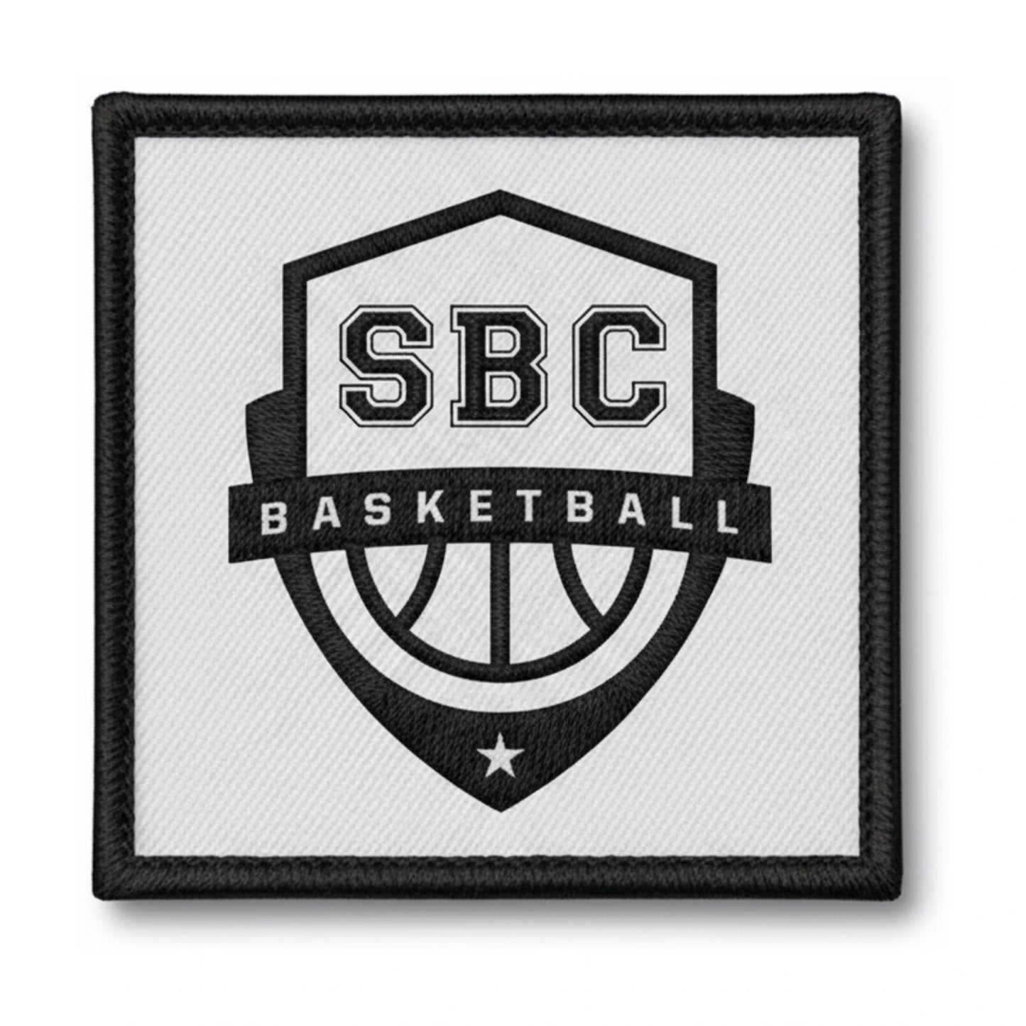 Patch brodé Saulieu Basket Club Basketball logo
