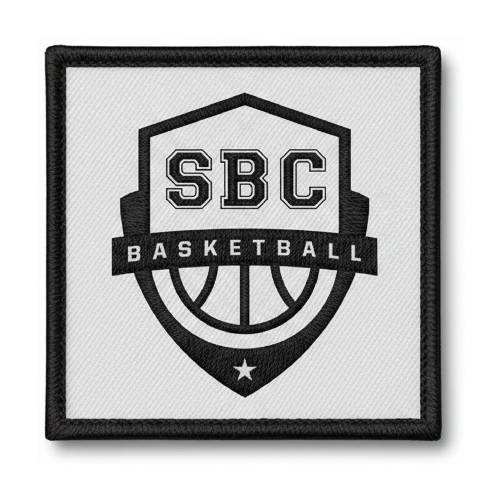 Patch brodé Saulieu Basket Club Basketball logo