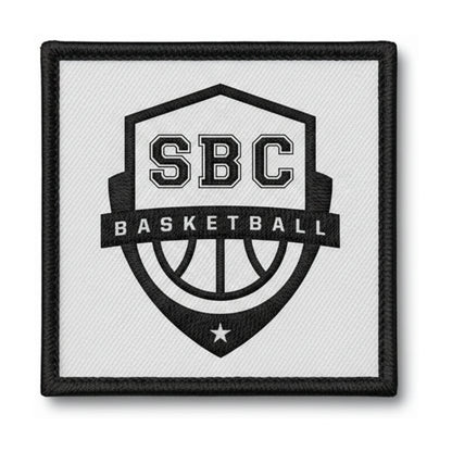 Patch brodé Saulieu Basket Club Basketball logo