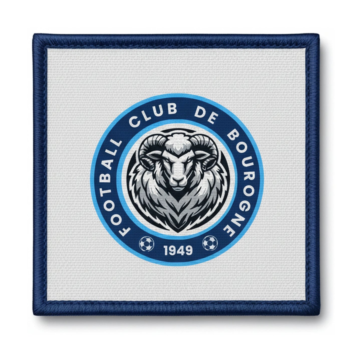 Patch brodé F.C. DE BOUROGNE Football logo