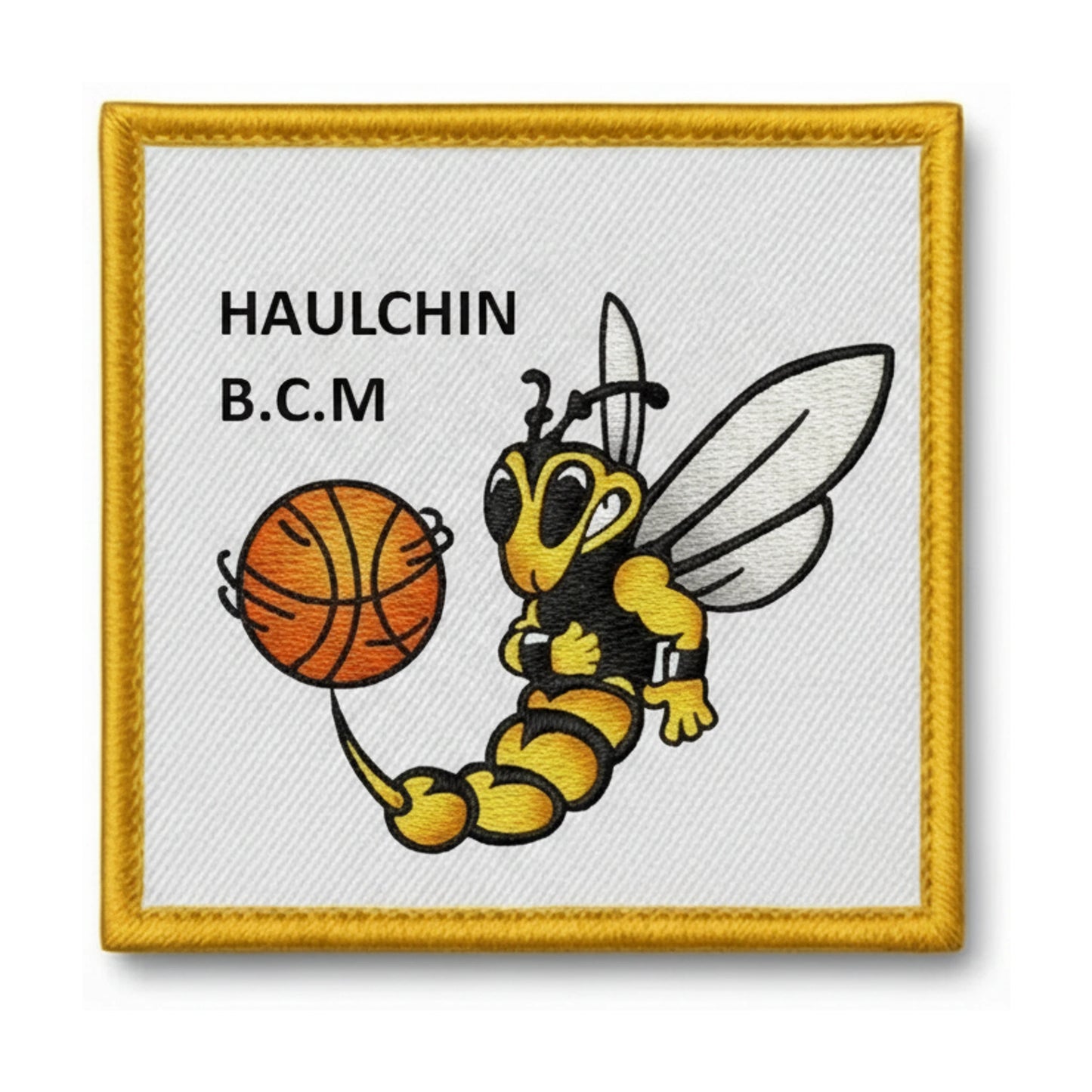 Patch brodé Haulchin B C M Basketball logo