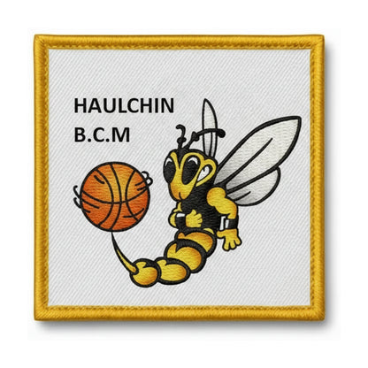 Patch brodé Haulchin B C M Basketball logo