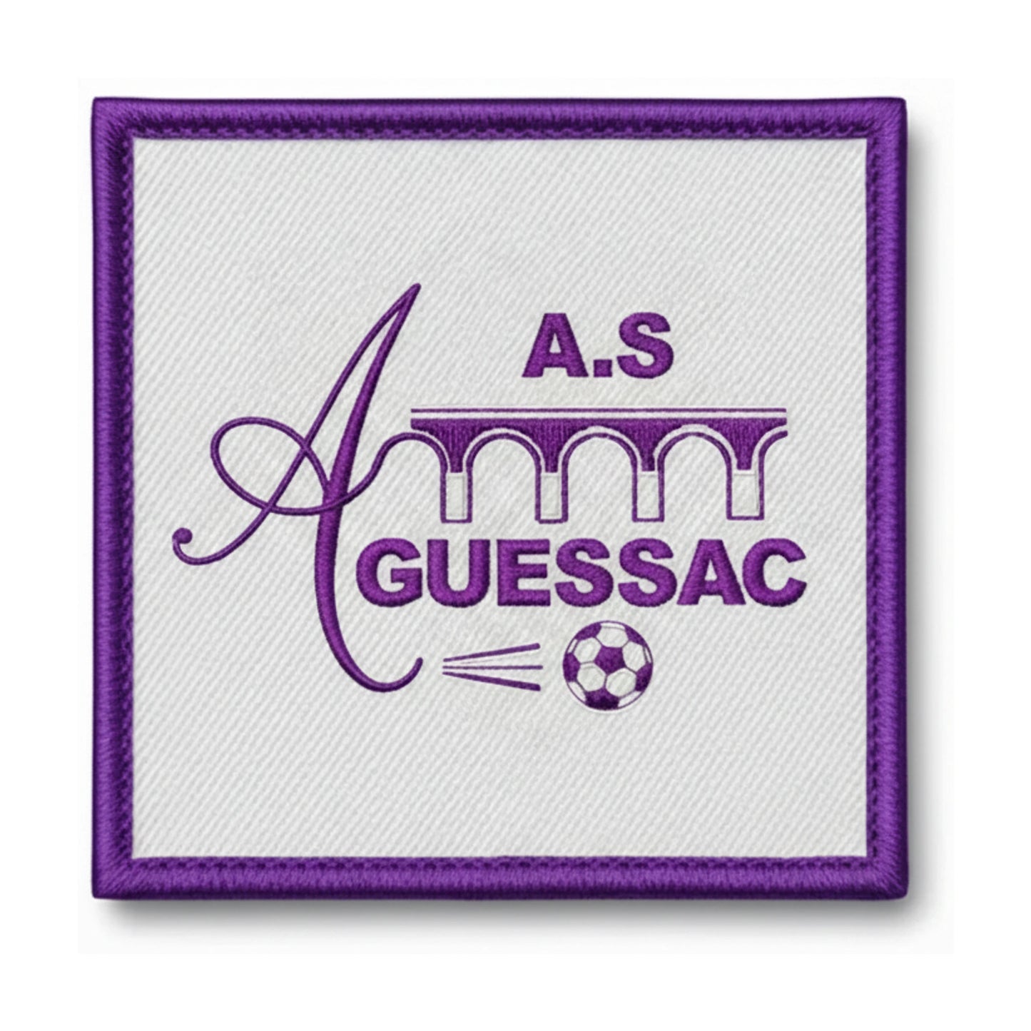 Patch brodé A.S. D'AGUESSAC Football logo