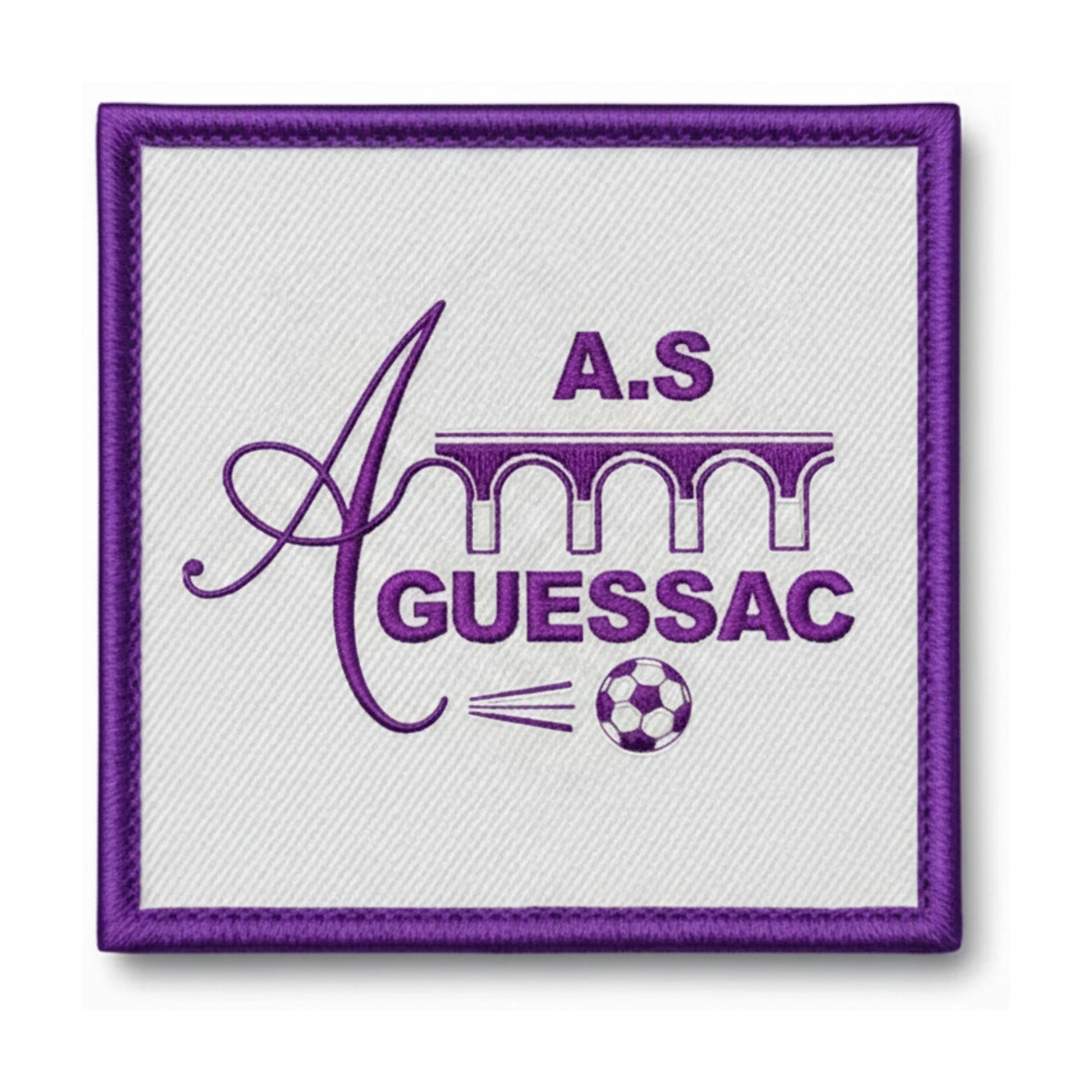 Patch brodé A.S. D'AGUESSAC Football logo