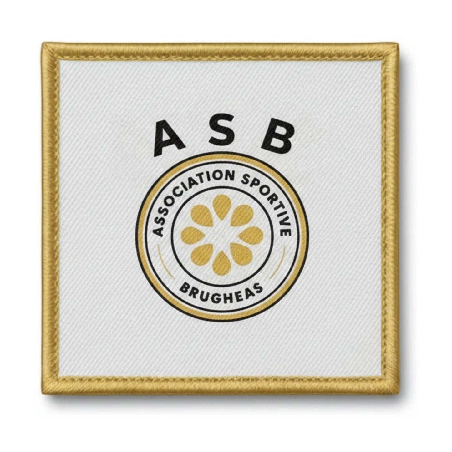 Patch brodé ASSOCIATION SPORTIVE DE BRUGHEAS Football logo