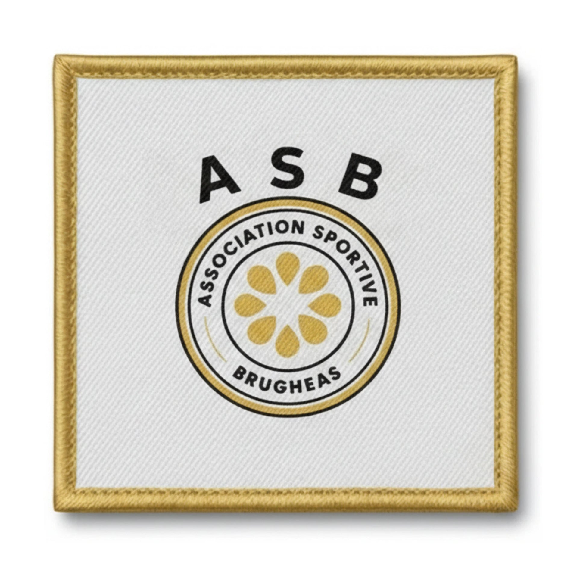 Patch brodé ASSOCIATION SPORTIVE DE BRUGHEAS Football logo