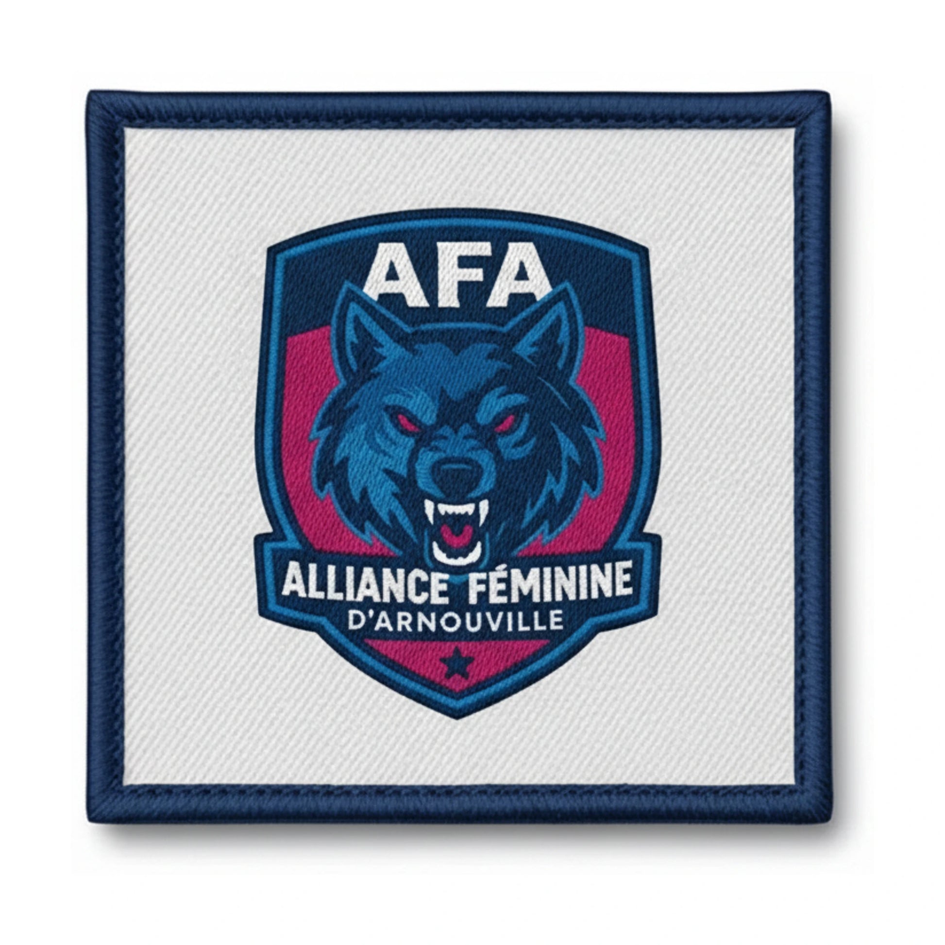 Patch brodé ALLIANCE FEMININE D'ARNOUVILLE Football logo