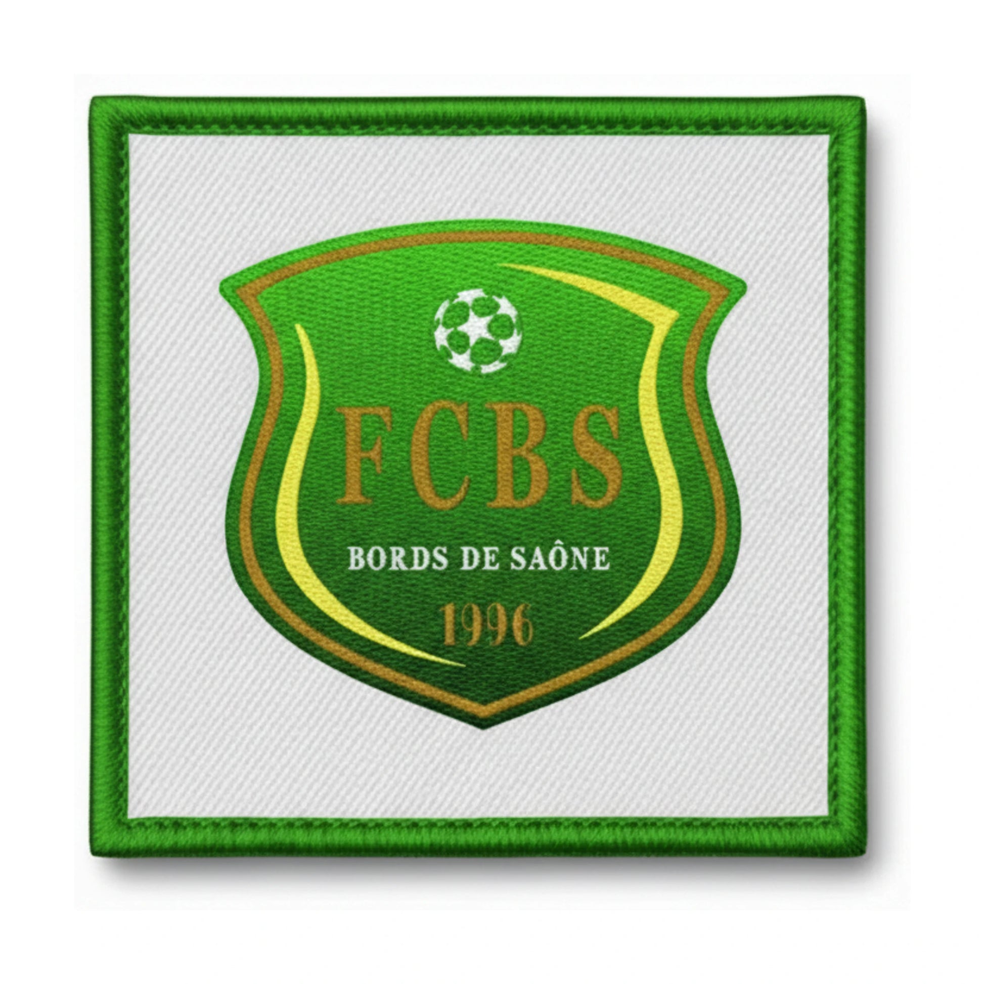 Patch brodé F.C. BORDS DE SAONE Football logo