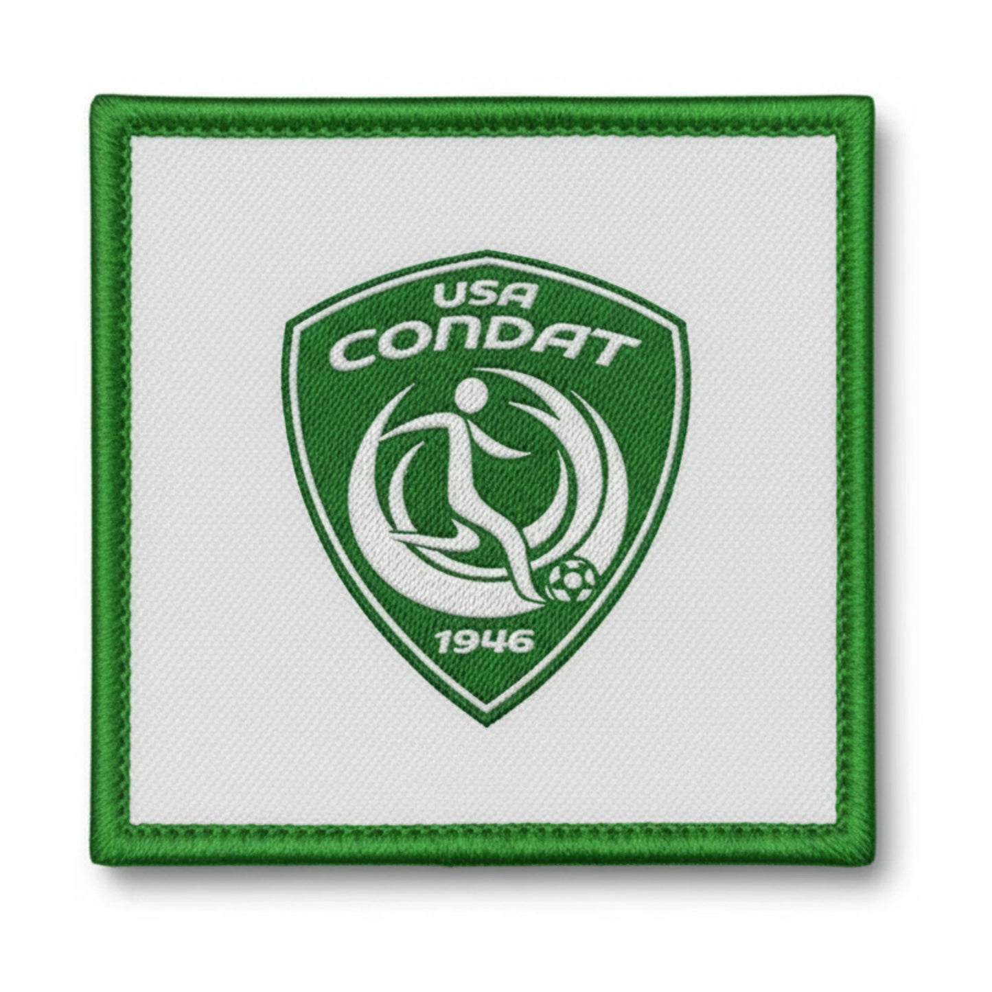 Patch brodé USA Condat S/vienne Football logo
