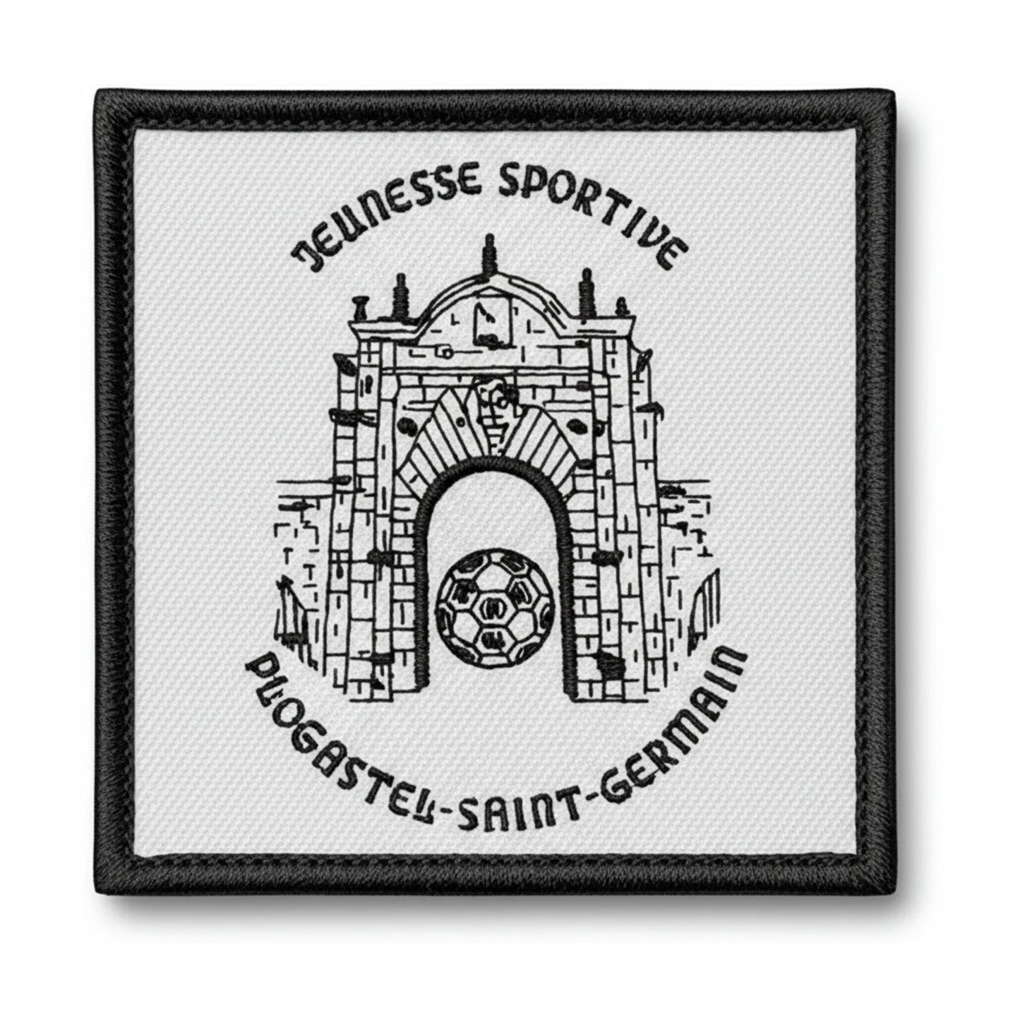 Patch brodé J.S. PLOGASTEL Football logo