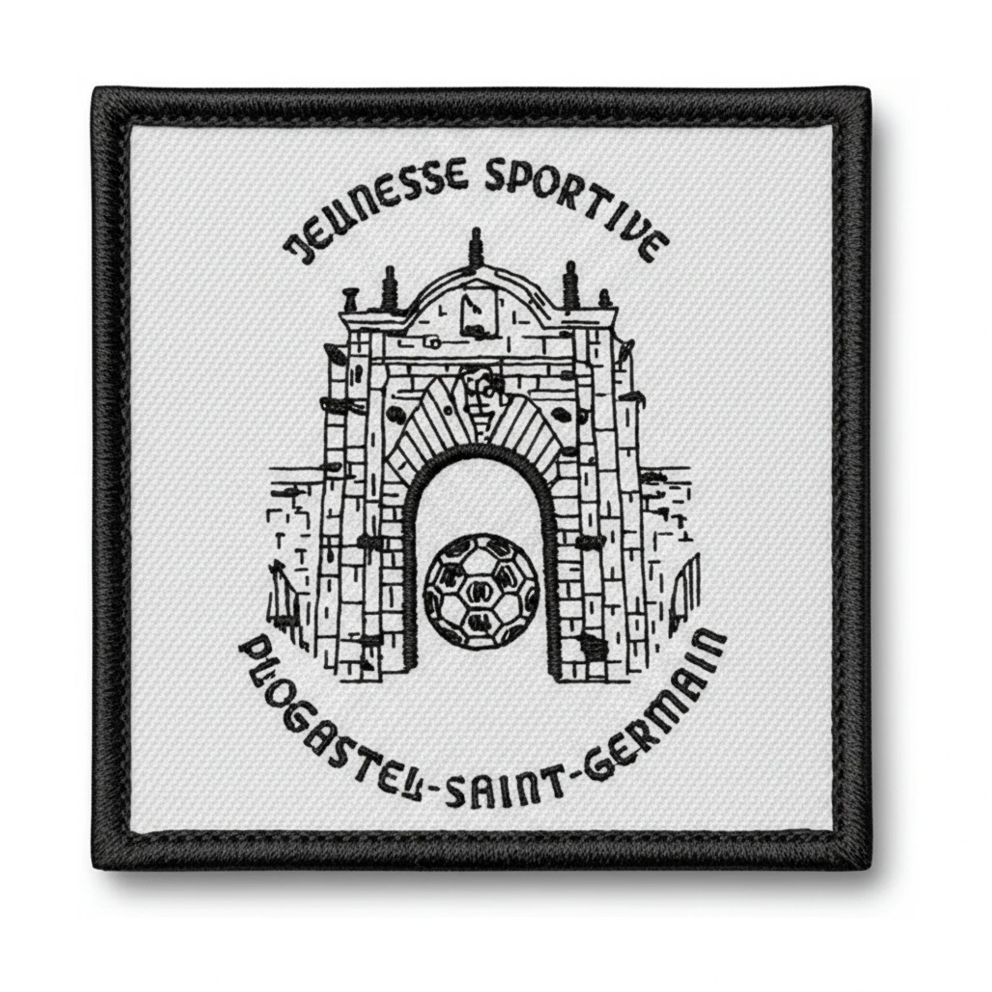 Patch brodé J.S. PLOGASTEL Football logo