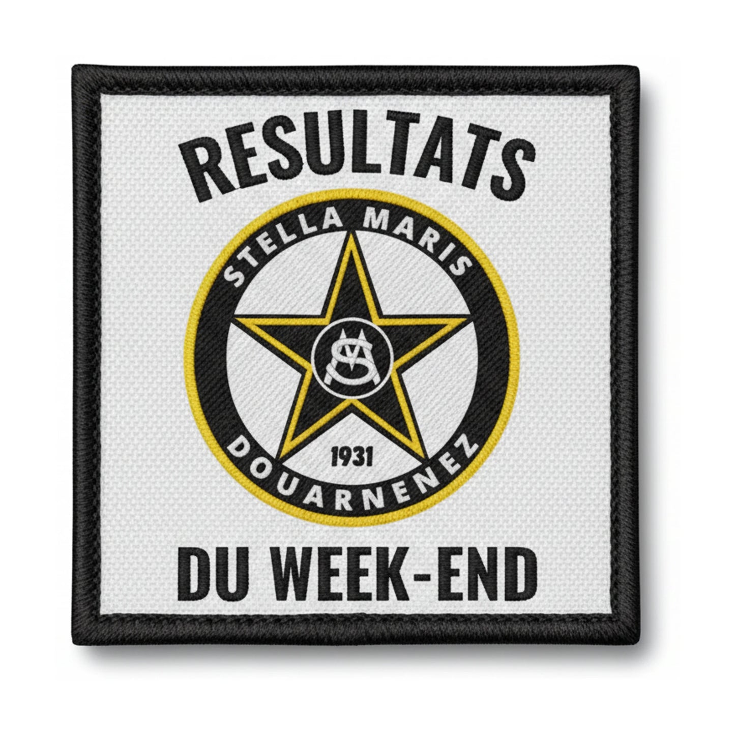 Patch brodé STELLA MARIS DE DOUARNENEZ Football logo