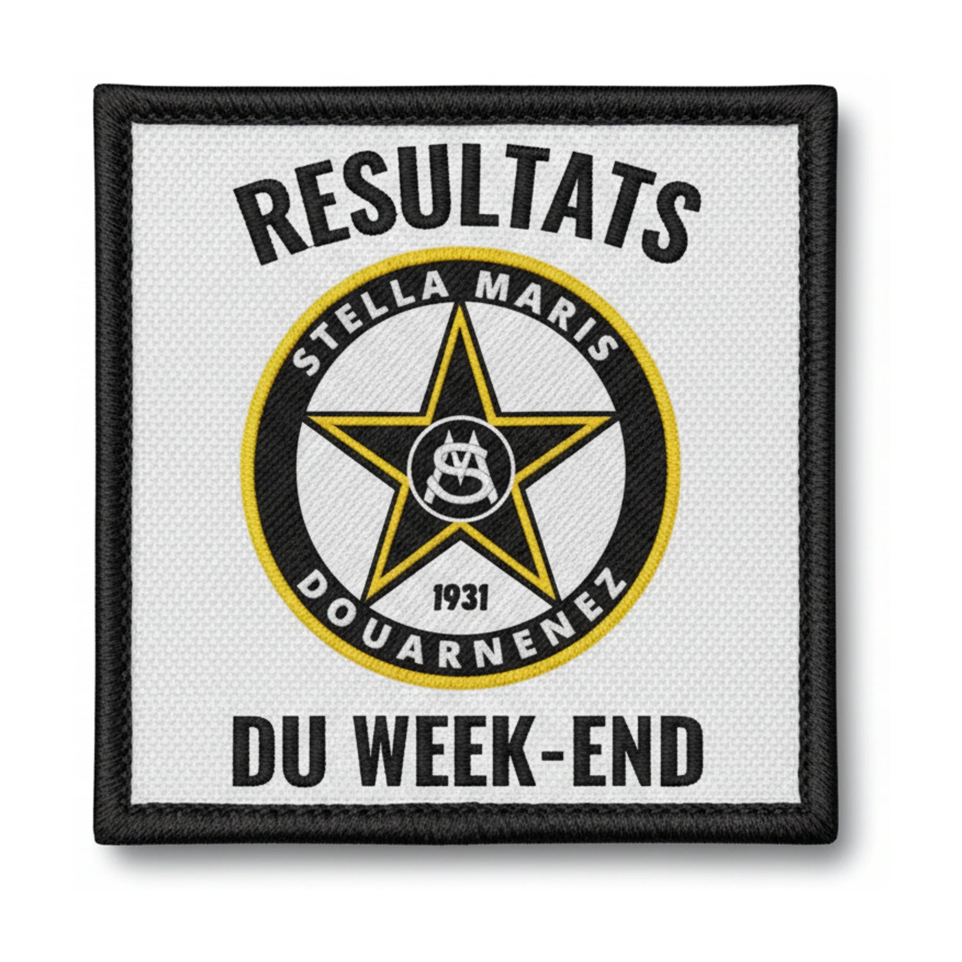 Patch brodé STELLA MARIS DE DOUARNENEZ Football logo