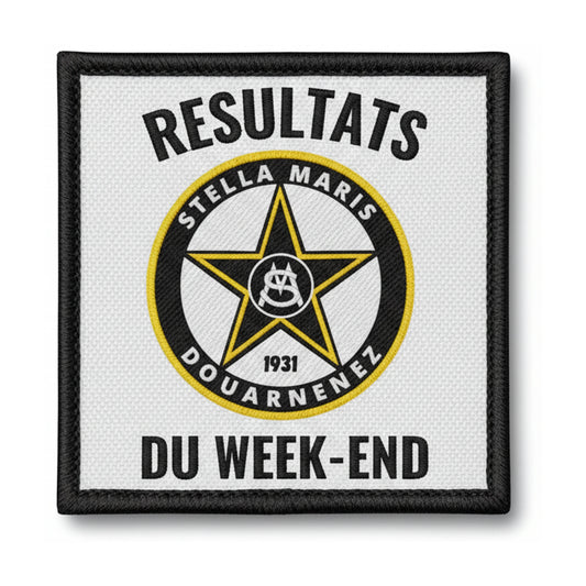 Patch brodé STELLA MARIS DE DOUARNENEZ Football logo