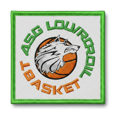 Patch brodé Louvroil Asg Basketball logo