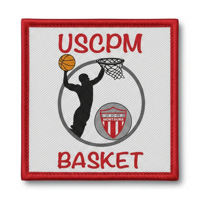 Patch brodé Montsurs Uscp Basketball logo