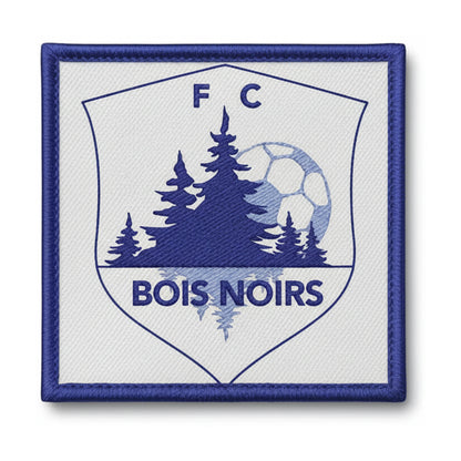 Patch brodé F. C. DES BOIS NOIRS Football logo
