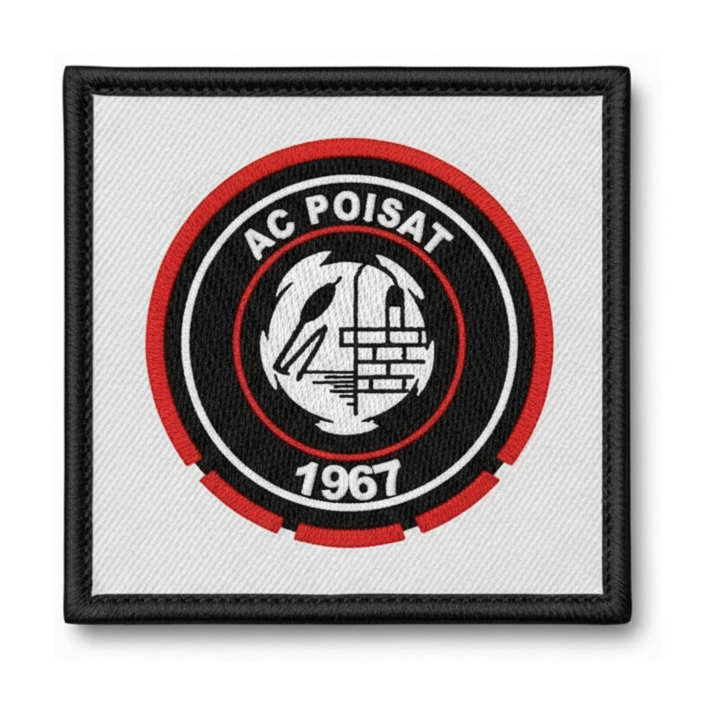 Patch brodé AM.C. DE POISAT Football logo