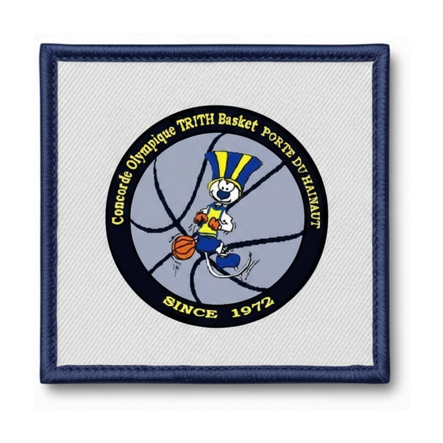 Patch brodé CO Trith Basket Porte du Hainaut Basketball logo