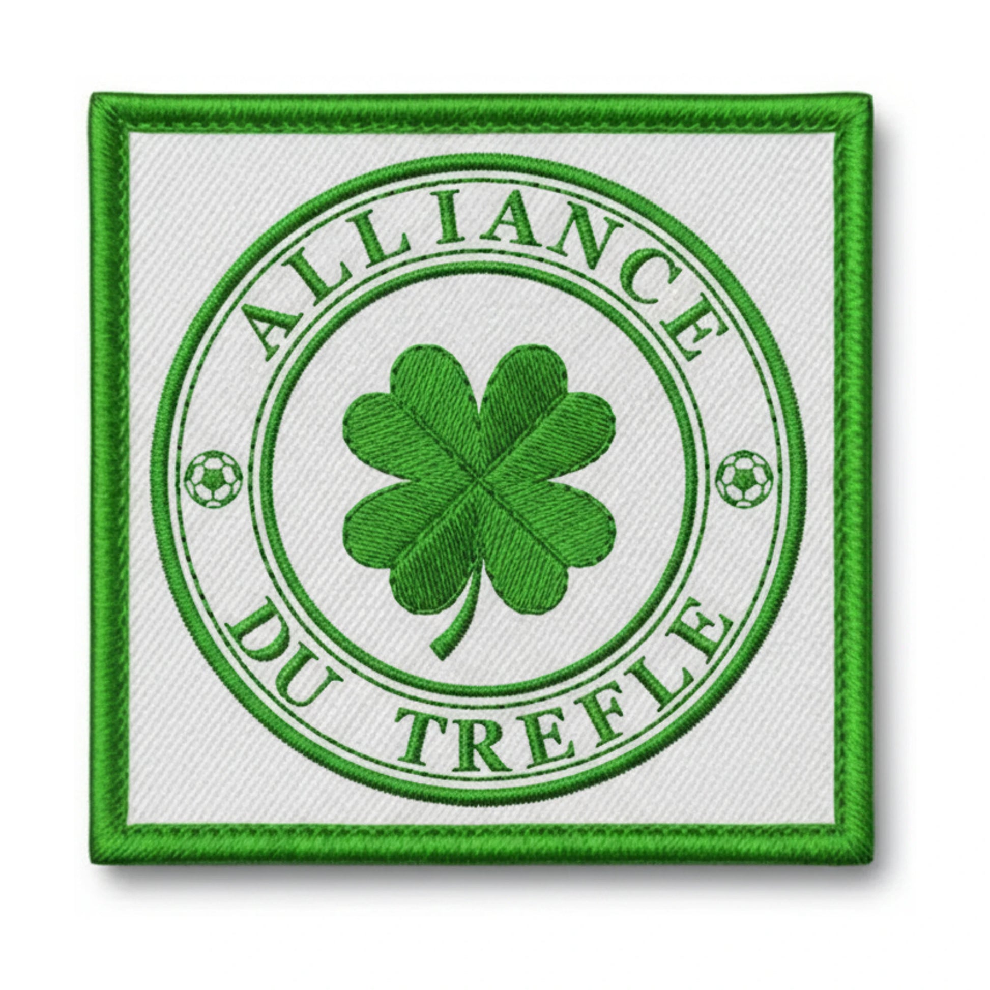 Patch brodé ALLIANCE DU TREFLE Football logo