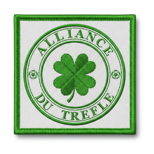 Patch brodé ALLIANCE DU TREFLE Football logo