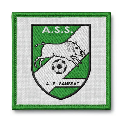 Patch brodé A.S. DE SANSSAT Football logo