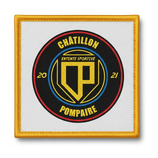 Patch brodé E.S. CHATILLON POMPAIRE Football logo